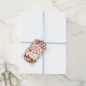 Laten we Herfsten in liefdesherfst Floral Wedding  Cadeaulabel (Met Touw)
