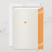 Laten we Herfsten in Love Baby shower Autumn Sprin Kaart (Achterkant)