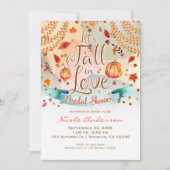 Laten we Herfsten in Love Vrijgezellenfeest herfst Kaart (Voorkant)