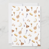 Laten we herrie maken Afrikaanse dieren Baby Showe Kaart (Achterkant)