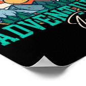 Laten we het 1e klas avontuur beginnen plezier ter poster (Hoek)