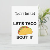 Laten we het aan Taco overhandigen Kaart (Staand voorkant)