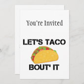 Laten we het aan Taco overhandigen Kaart (Voorkant / Achterkant)