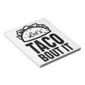 Laten we het aan Taco overhandigen Notitieblok (Schuin)