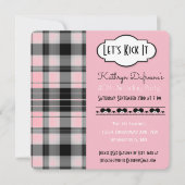 "Laten we het aanwijzen" Roze gefingeerde uitnodig Kaart (Voorkant)