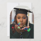 Laten we het Afstudeerder vieren met foto Kaart (Achterkant)