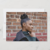 Laten we het Afstuderen Mint Green Afstuderen vier Kaart (Achterkant)