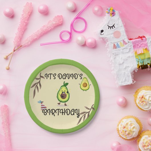 Laten we het avo-vieren! Birthday Bash" Bord (Feest)