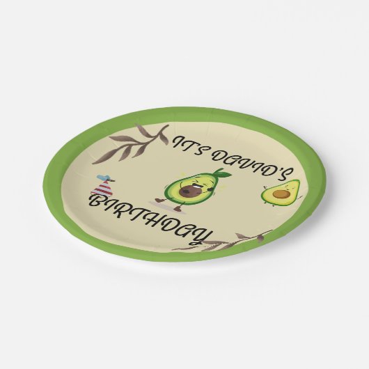 Laten we het avo-vieren! Birthday Bash" Bord (Gekanteld)