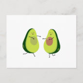 LATEN WE HET AVOCUDDLE, AVOCADO-ONTWERP VERMIJDEN BRIEFKAART (Voorkant)