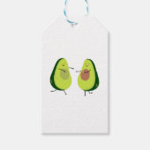 LATEN WE HET AVOCUDDLE, AVOCADO-ONTWERP VERMIJDEN CADEAULABEL (Voorkant)