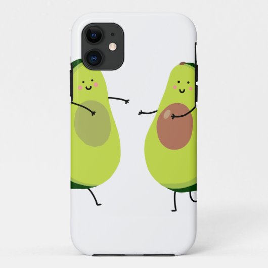 LATEN WE HET AVOCUDDLE, AVOCADO-ONTWERP VERMIJDEN Case-Mate iPhone CASE (Achterkant)