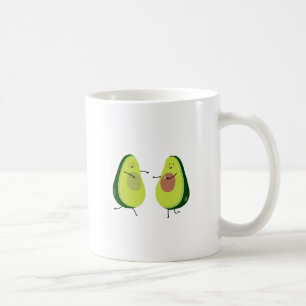 LATEN WE HET AVOCUDDLE, AVOCADO-ONTWERP VERMIJDEN KOFFIEMOK