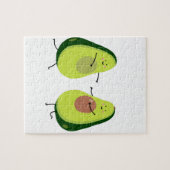 LATEN WE HET AVOCUDDLE, AVOCADO-ONTWERP VERMIJDEN LEGPUZZEL (Horizontaal)