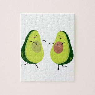 LATEN WE HET AVOCUDDLE, AVOCADO-ONTWERP VERMIJDEN LEGPUZZEL