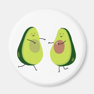 LATEN WE HET AVOCUDDLE, AVOCADO-ONTWERP VERMIJDEN MAGNEET