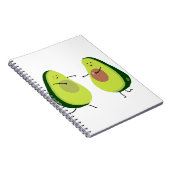 LATEN WE HET AVOCUDDLE, AVOCADO-ONTWERP VERMIJDEN NOTITIEBOEK (Rechterzijde)