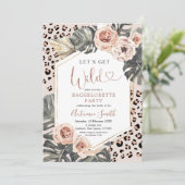 Laten we het Bachelorette Weekend van Wild Animal  Kaart (Staand voorkant)