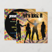 "Laten we het bakken" uitnodiging van vrijdag (Voorkant / Achterkant)