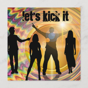 "Laten we het bakken" uitnodiging van vrijdag