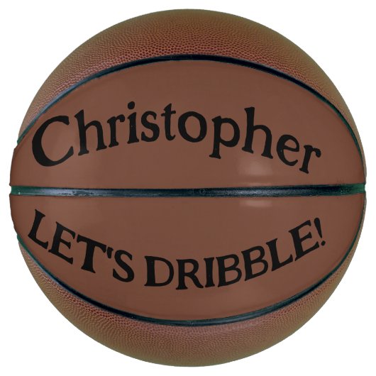 Laten we het Basketball op volle grootte uitboren Basketbal (Voorkant)