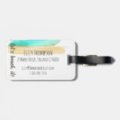 Laten we het bedekken! Bagage label (Achterkant horizontaal)