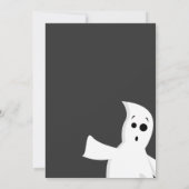 Laten we het blad voor Halloween Costume Party hal Kaart (Achterkant)