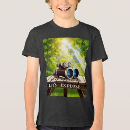 Laten we het bos verkennen Tri-Blend shirt
