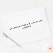 Laten we het bouwen. rechthoekige sticker (Envelop)