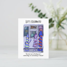 Laten we het Briefkaart van de Onafhankelijkheidsd