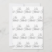 Laten we het Casual Rondtocht vieren. Kaart (Achterkant)