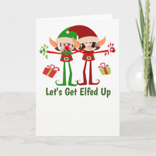Laten we het Elf-feest Vieren Humor Persoonlijke K
