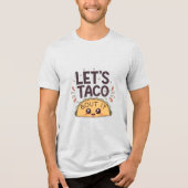Laten we het erover hebben Funny Tee Tri-Blend Shirt (Voorkant)