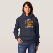 Laten we het erover hebben Grappige Pun Hoodie (Voorkant volledig)