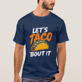 Laten we het erover hebben Grappige Pun T-shirt (Voorkant)