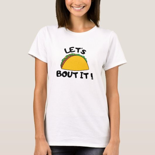 Laten we het erover hebben t-shirt (Voorkant)