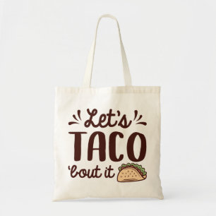 Laten we het erover hebben tote bag