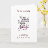 ** LATEN WE HET FEEST BEGINNEN ** VIEREN * JIJ * KAART (Gele Bloem)