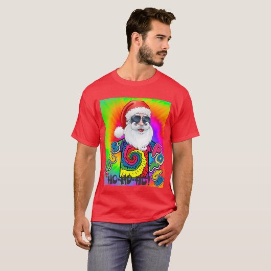 Laten we het feest HO HO HO HO T-shirt (Voorkant volledig)