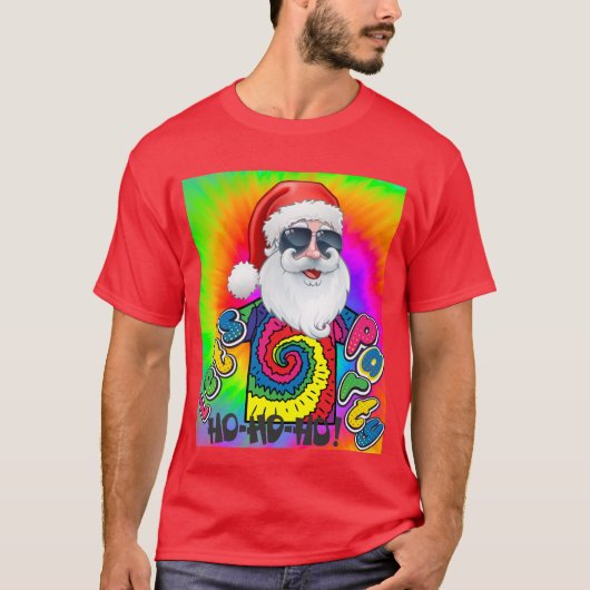 Laten we het feest HO HO HO HO T-shirt (Voorkant)