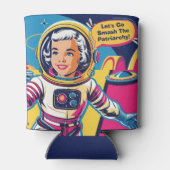 Laten we het feministische patriarchaat vernietige blikjeskoeler (Achterkant)