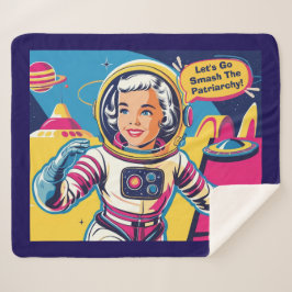 Laten we het feministische patriarchaat vernietige sherpa deken