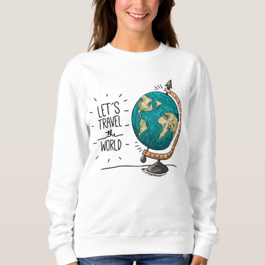 Laten we het grafische avontuur van het World Were Trui (Voorkant)