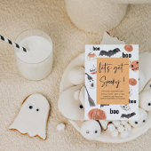Laten we het griezelig maken | Halloweenfeest | Kaart