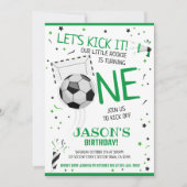 Laten we het groen aanpakken - Rookie Voetbal 1e V Kaart (Voorkant)