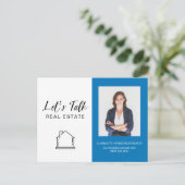 Laten we het hebben over de Logo van de Estate Fot Briefkaart (Staand voorkant)