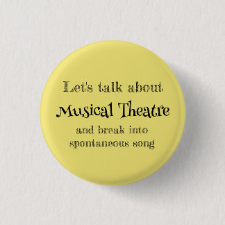 Laten we het hebben over de Musical Theatre-knop Ronde Button 3,2 Cm