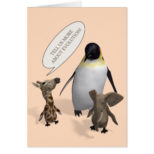 Laten we het hebben over evolutie (Voorkant)