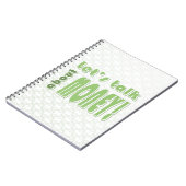 Laten we het hebben over geld notitieboek (Linkerzijde)