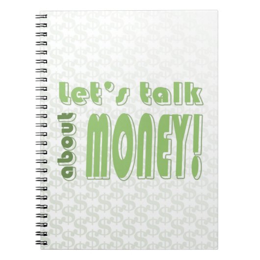 Laten we het hebben over geld notitieboek (Voorkant)